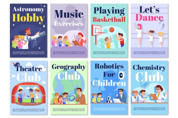 After School Leaflet Concept Templates