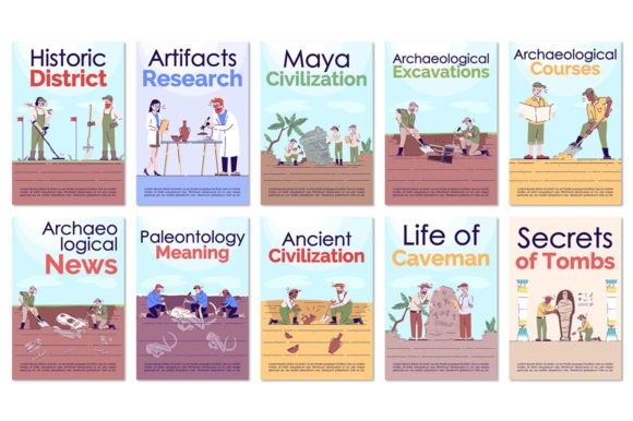 Discover the Past with Our Archaeological Courses Brochure Template