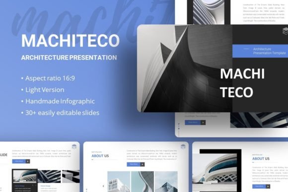 Discover the Versatile Machiteco Architecture Presentation Template