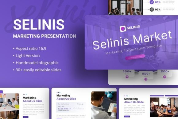 Discover the Versatile Selinis Marketing Template