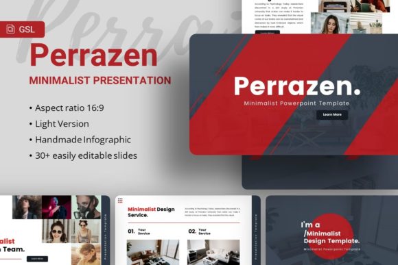 Discover the Versatility of Perrazen Minimalis Google Slides Template