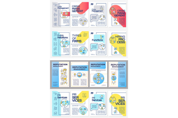 Enhance Your PR Strategy with the PR Services Brochure Template Set