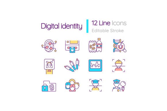 Enhance Your Projects with Digital Identity Icons