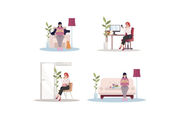 Enhance Your Projects with Female Illustrations