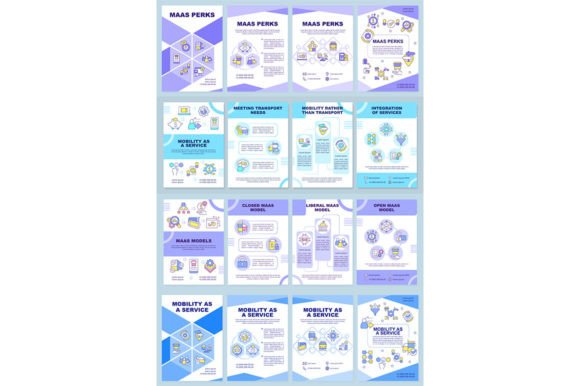 Enhancing Your Brand with the Mobility Service Brochure Template Set