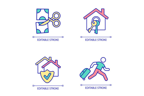 Explore the Versatile Insurance RGB Color Icon Set