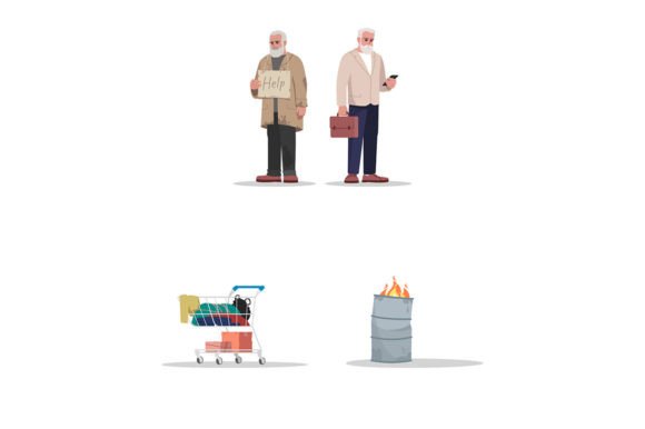 Exploring the Homeless Svg Vector Illustration Set: A Comprehensive Guide