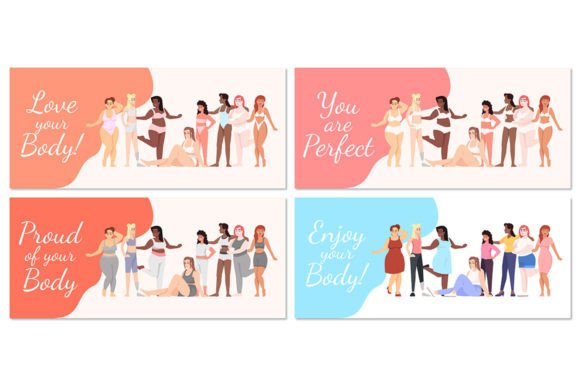 Love Your Body Poster Templates for Creatives