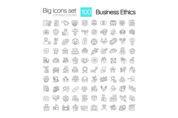 Organizational Ethics Icons for Creatives