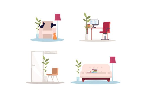 Transforming Spaces: The Power of House and Office Interior Illustrations