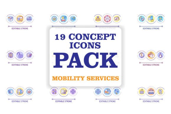 Understanding and Utilizing Mobility As Service Loop Concept Icons for Urban Infrastructure