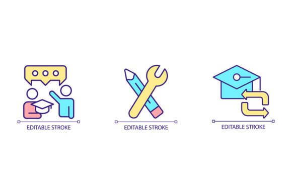 Understanding and Utilizing Principles of Learning RGB Color Icons