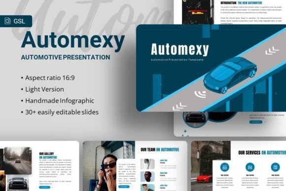 Unlocking Creativity and Professionalism with Aerocart Automotive Google Slides Template